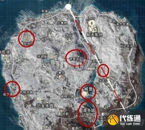 和平精英冰雪模式地图怎么玩
