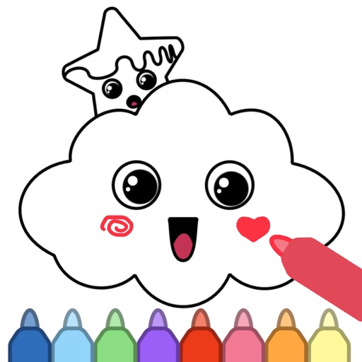 儿童涂色游戏 - 幼儿益智教育宝宝画画绘画软件2-10岁免费苹果版下载